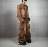 Men's Japanese Denim Wide-Leg Set